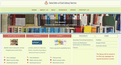 Desktop Screenshot of library.sjog.ie